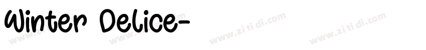 Winter Delice字体转换